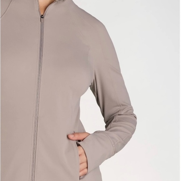 Avia Women's SoftSculpt Zip-Up Active Jacket, Size L (12-14) - Picture 3 of 5